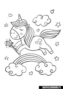 34 Magical Unicorn Coloring Pages for Kids and Adult # 101