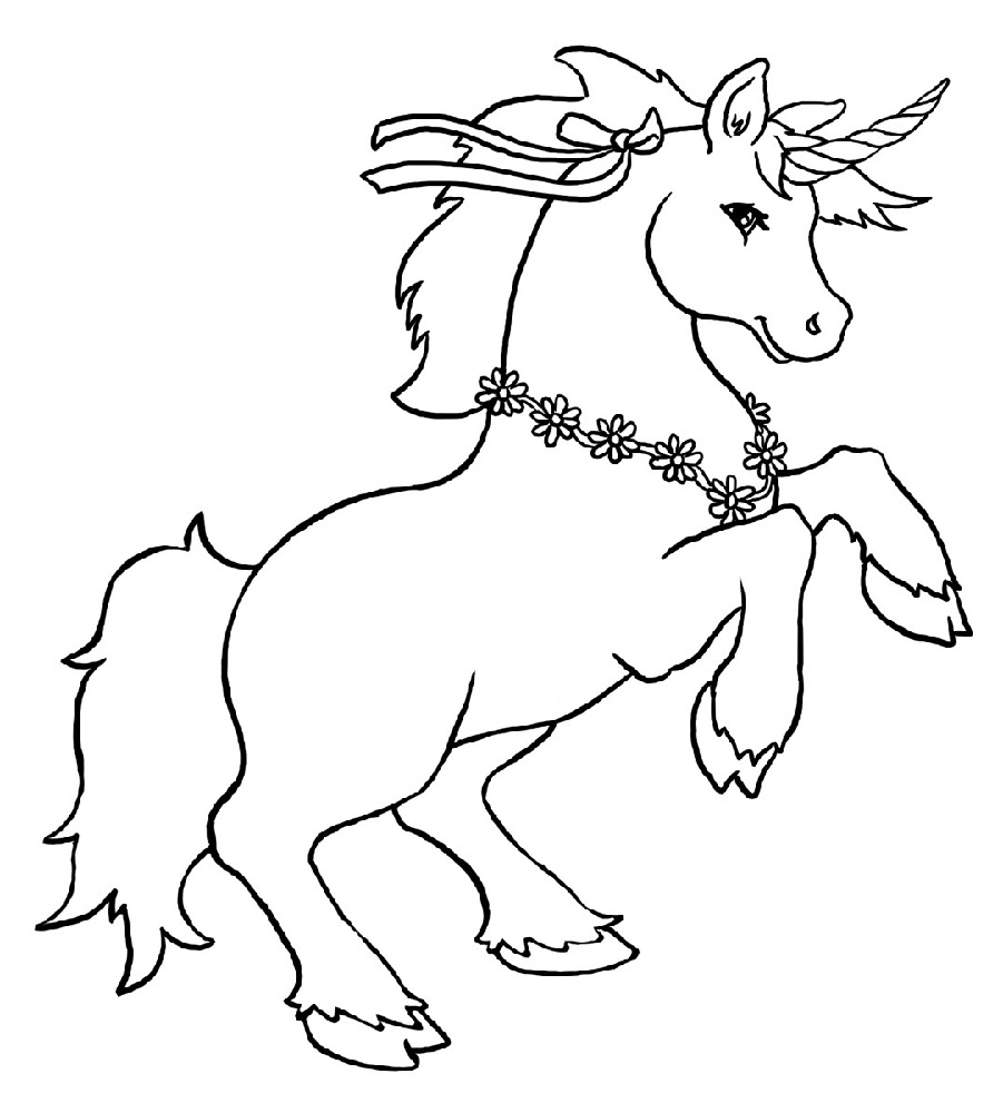 34 Magical Unicorn Coloring Pages for Kids and Adult # 119