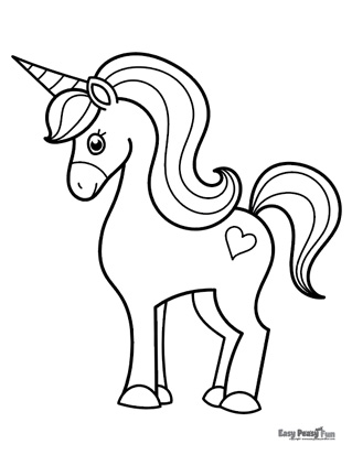 34 Magical Unicorn Coloring Pages for Kids and Adult # 126