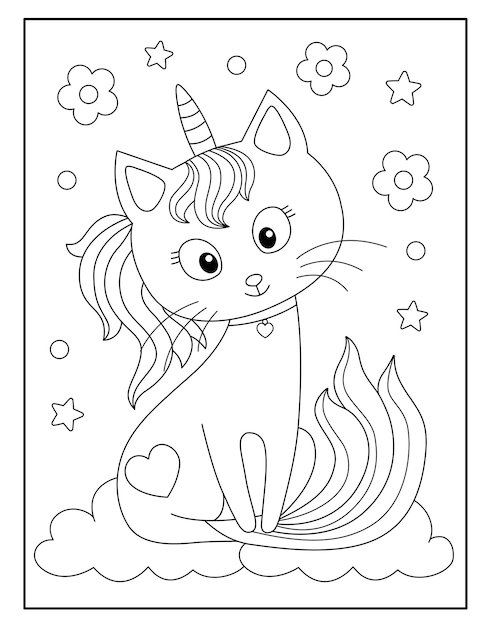 34 Magical Unicorn Coloring Pages for Kids and Adult # 141