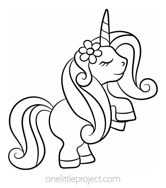 34 Magical Unicorn Coloring Pages for Kids and Adult # 144