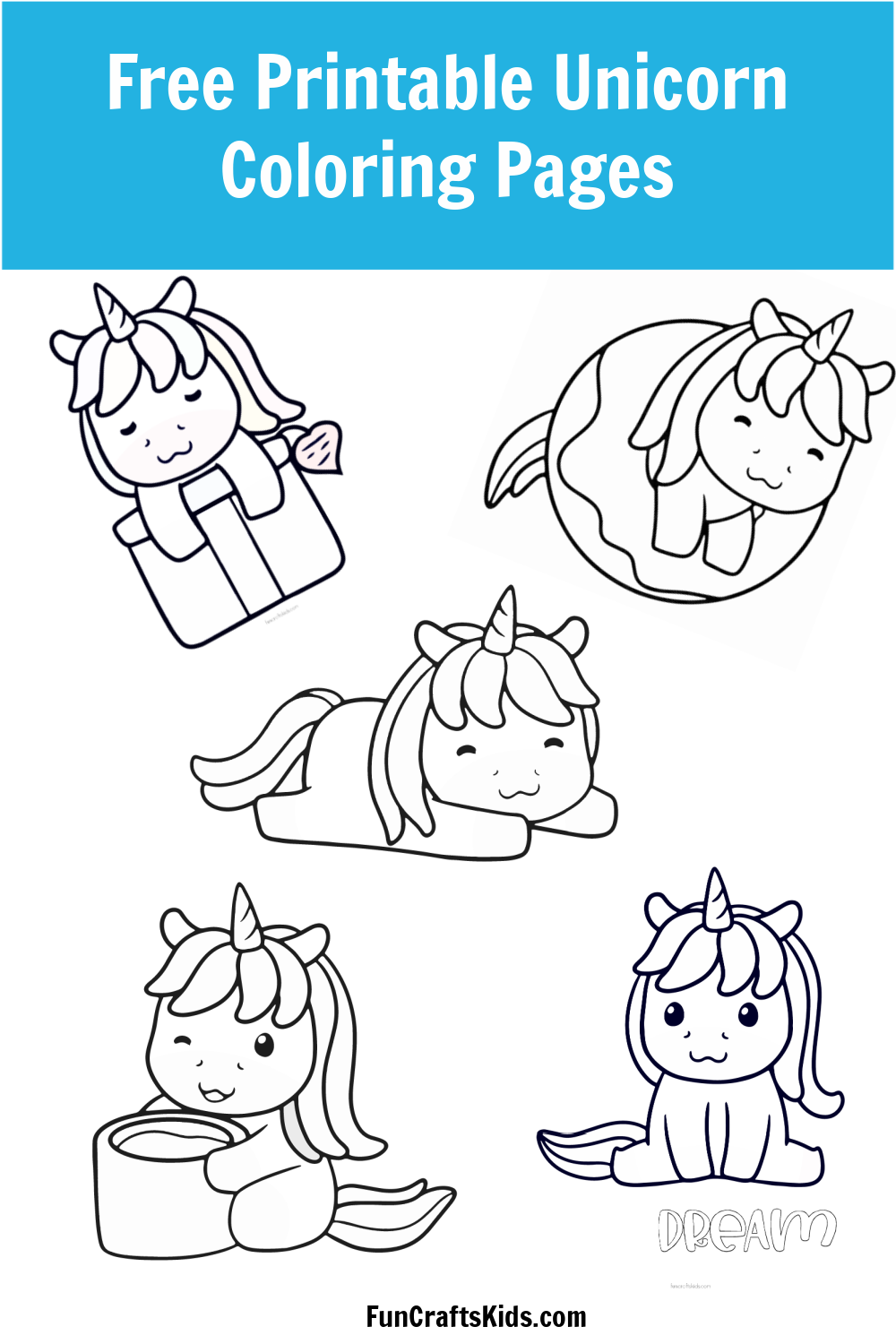 34 Magical Unicorn Coloring Pages for Kids and Adult # 155