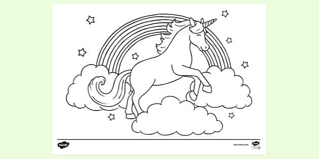 34 Magical Unicorn Coloring Pages for Kids and Adult # 156