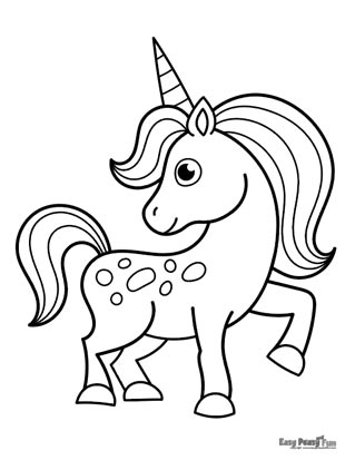 34 Magical Unicorn Coloring Pages for Kids and Adult # 158