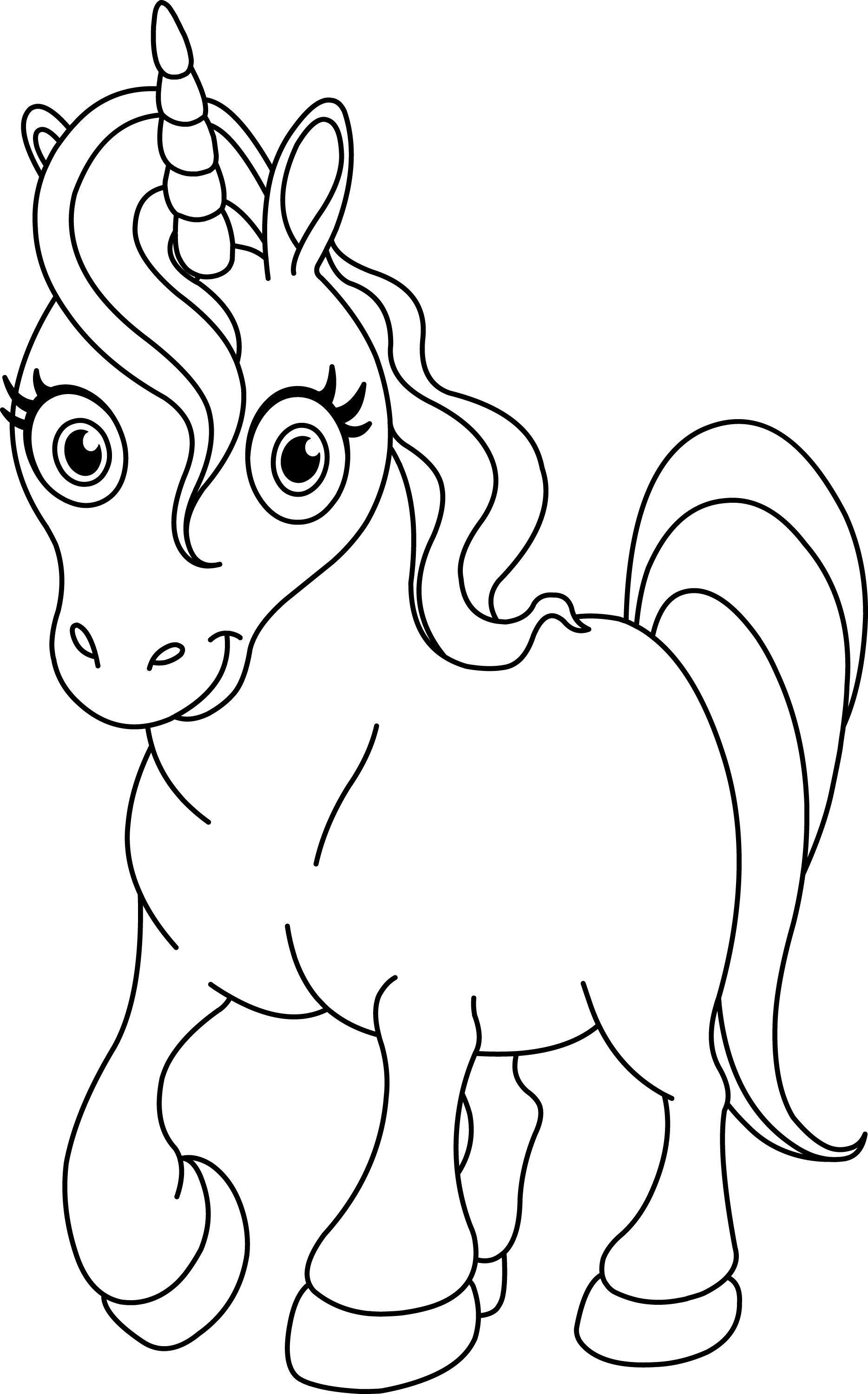 34 Magical Unicorn Coloring Pages for Kids and Adult # 16