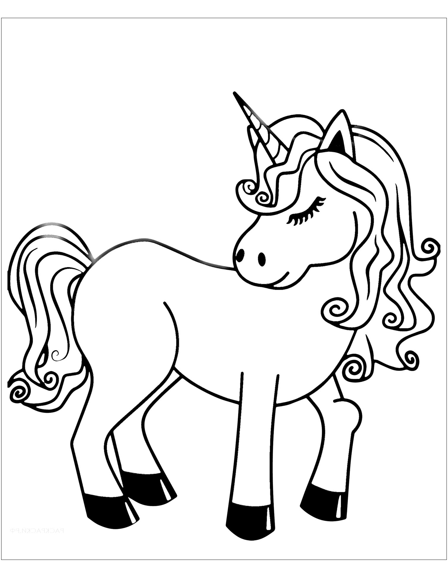 34 Magical Unicorn Coloring Pages for Kids and Adult # 162