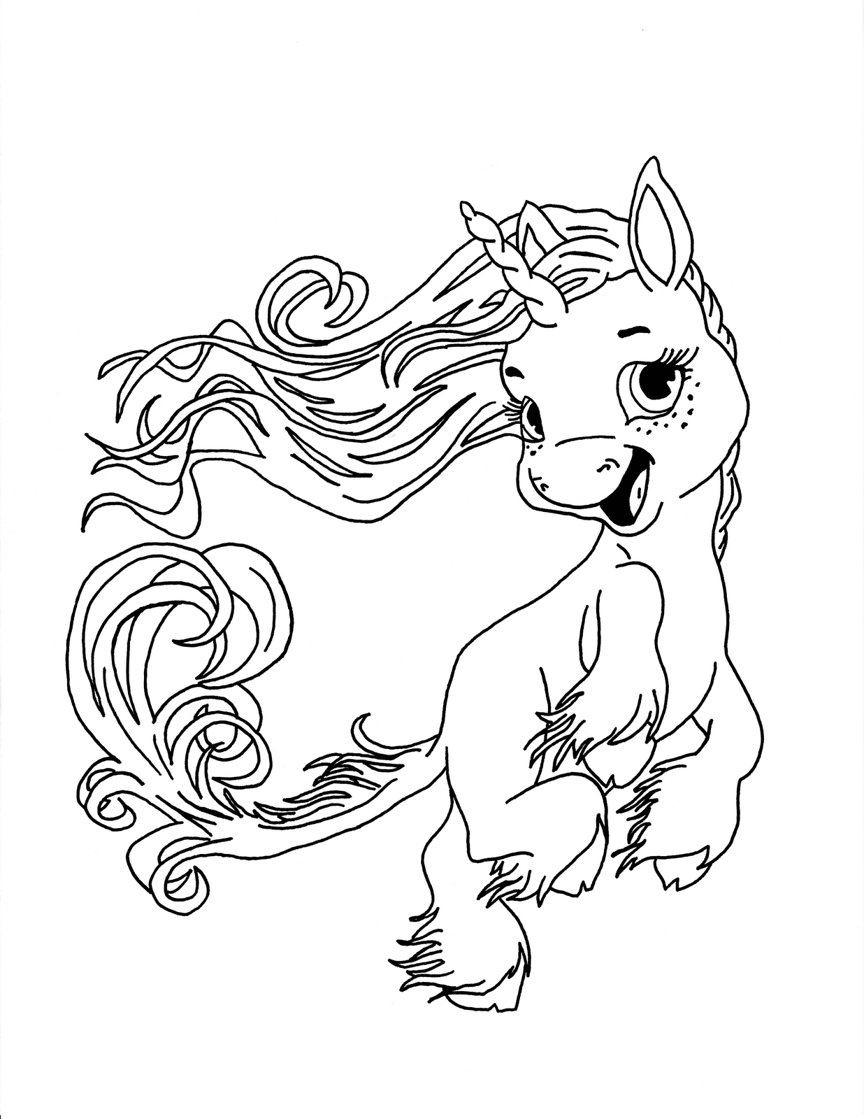 34 Magical Unicorn Coloring Pages for Kids and Adult # 17