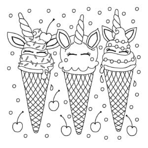 34 Magical Unicorn Coloring Pages for Kids and Adult # 170