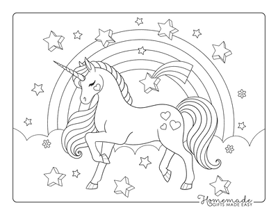 34 Magical Unicorn Coloring Pages for Kids and Adult # 182