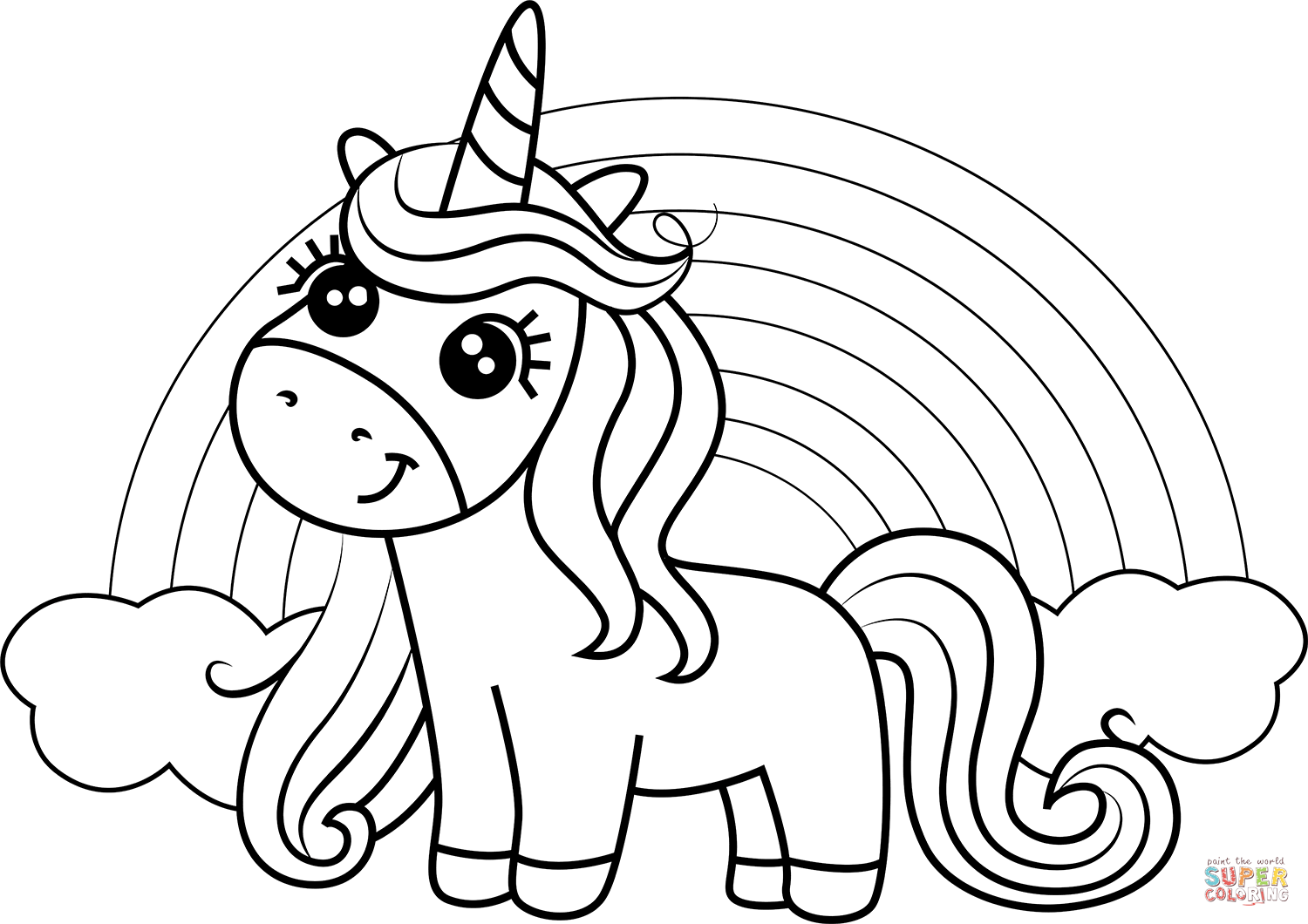 34 Magical Unicorn Coloring Pages for Kids and Adult # 188