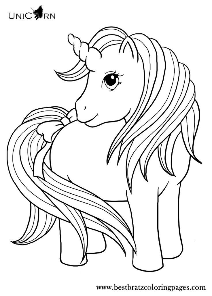 34 Magical Unicorn Coloring Pages for Kids and Adult # 20