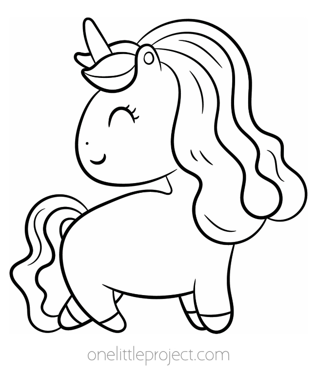 34 Magical Unicorn Coloring Pages for Kids and Adult # 206