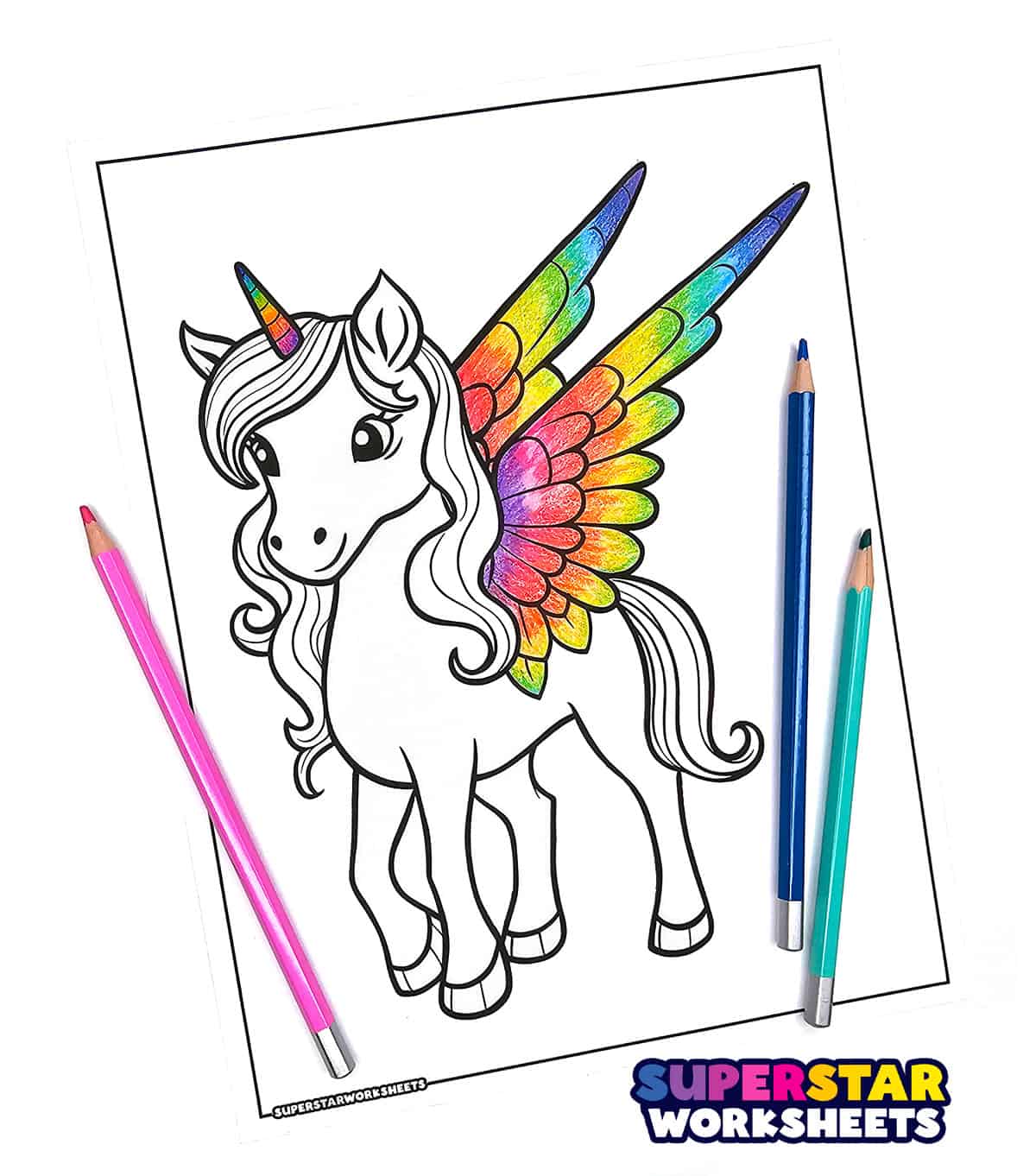 34 Magical Unicorn Coloring Pages for Kids and Adult # 208