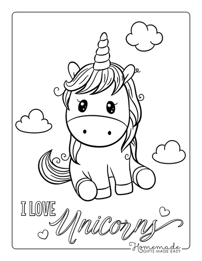 34 Magical Unicorn Coloring Pages for Kids and Adult # 211