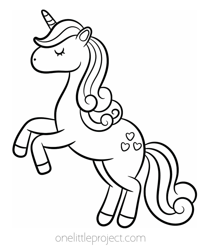 34 Magical Unicorn Coloring Pages for Kids and Adult # 215