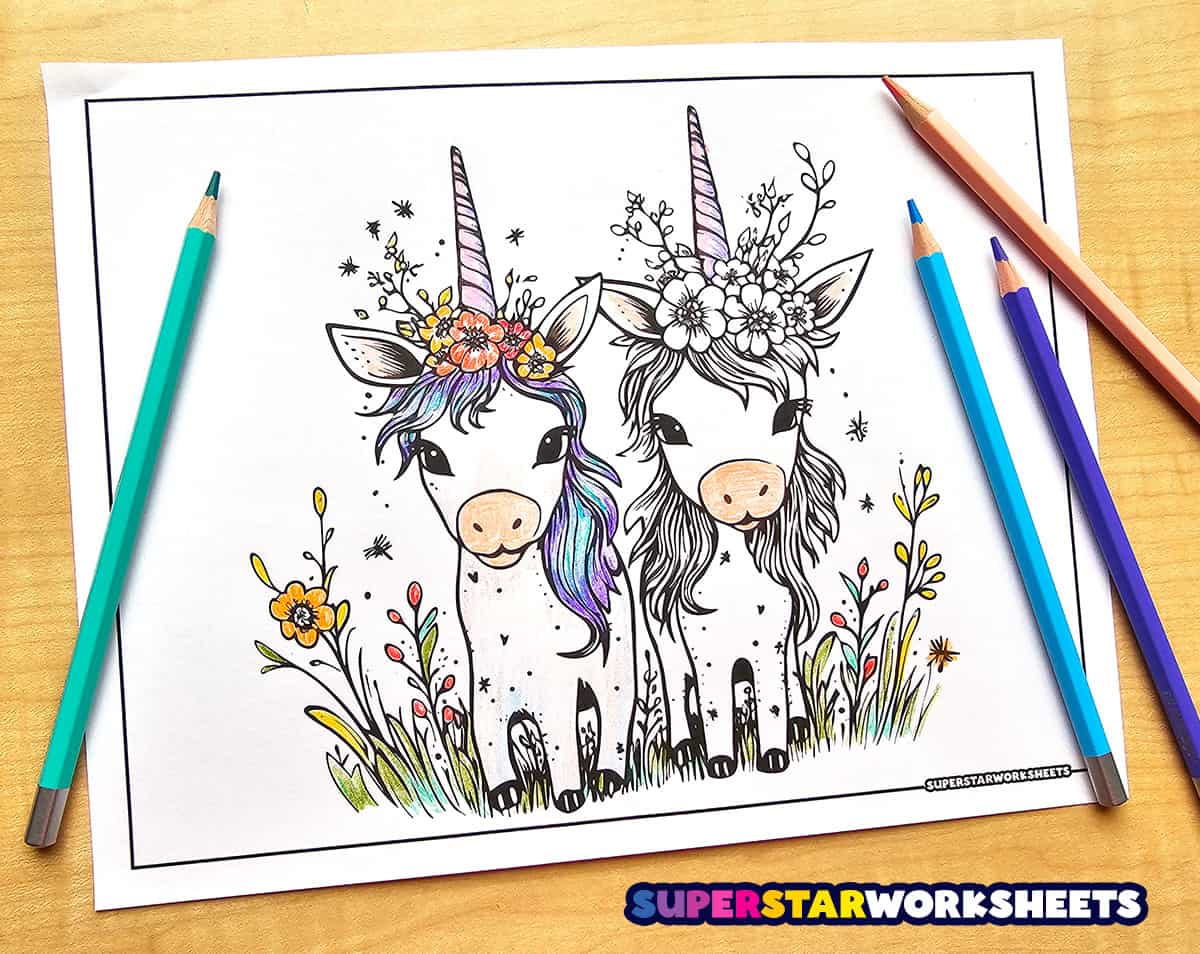 34 Magical Unicorn Coloring Pages for Kids and Adult # 220