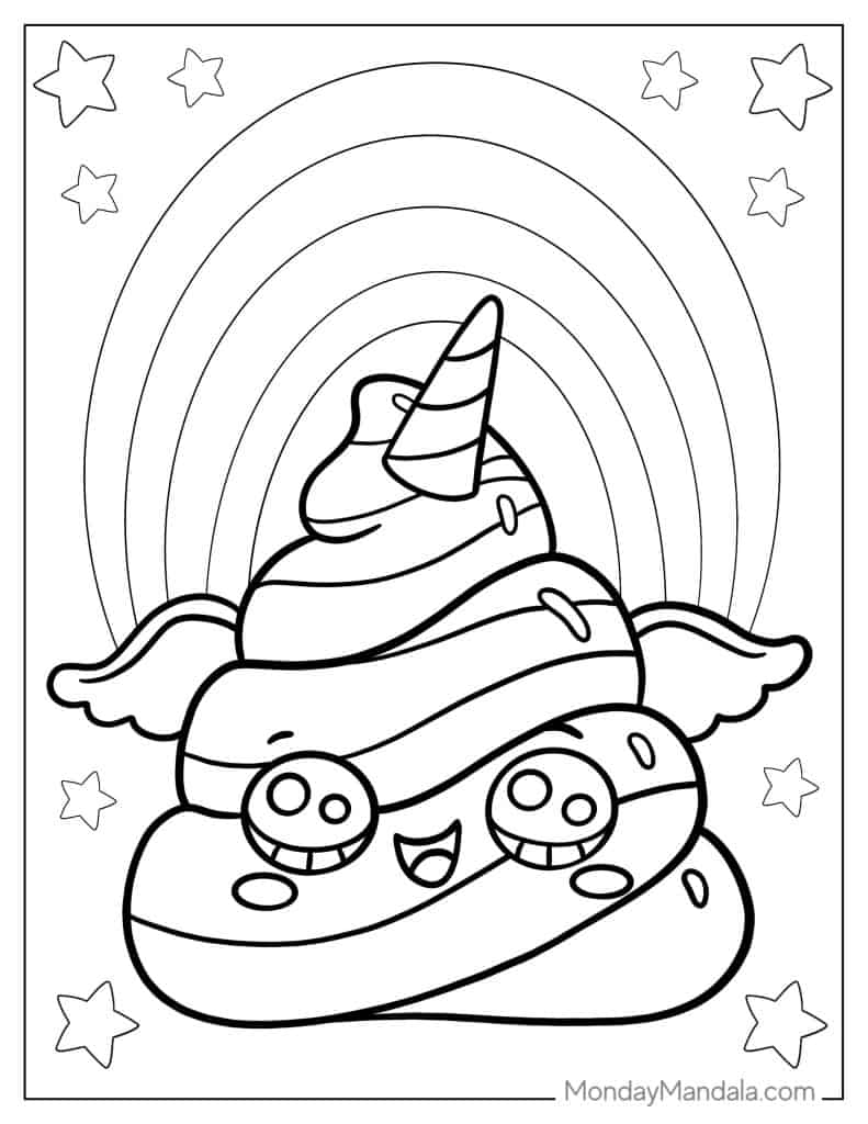 34 Magical Unicorn Coloring Pages for Kids and Adult # 224