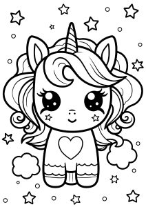 34 Magical Unicorn Coloring Pages for Kids and Adult # 234