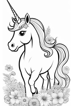 34 Magical Unicorn Coloring Pages for Kids and Adult # 240