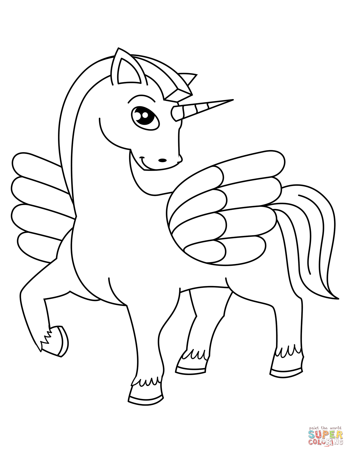 34 Magical Unicorn Coloring Pages for Kids and Adult # 35