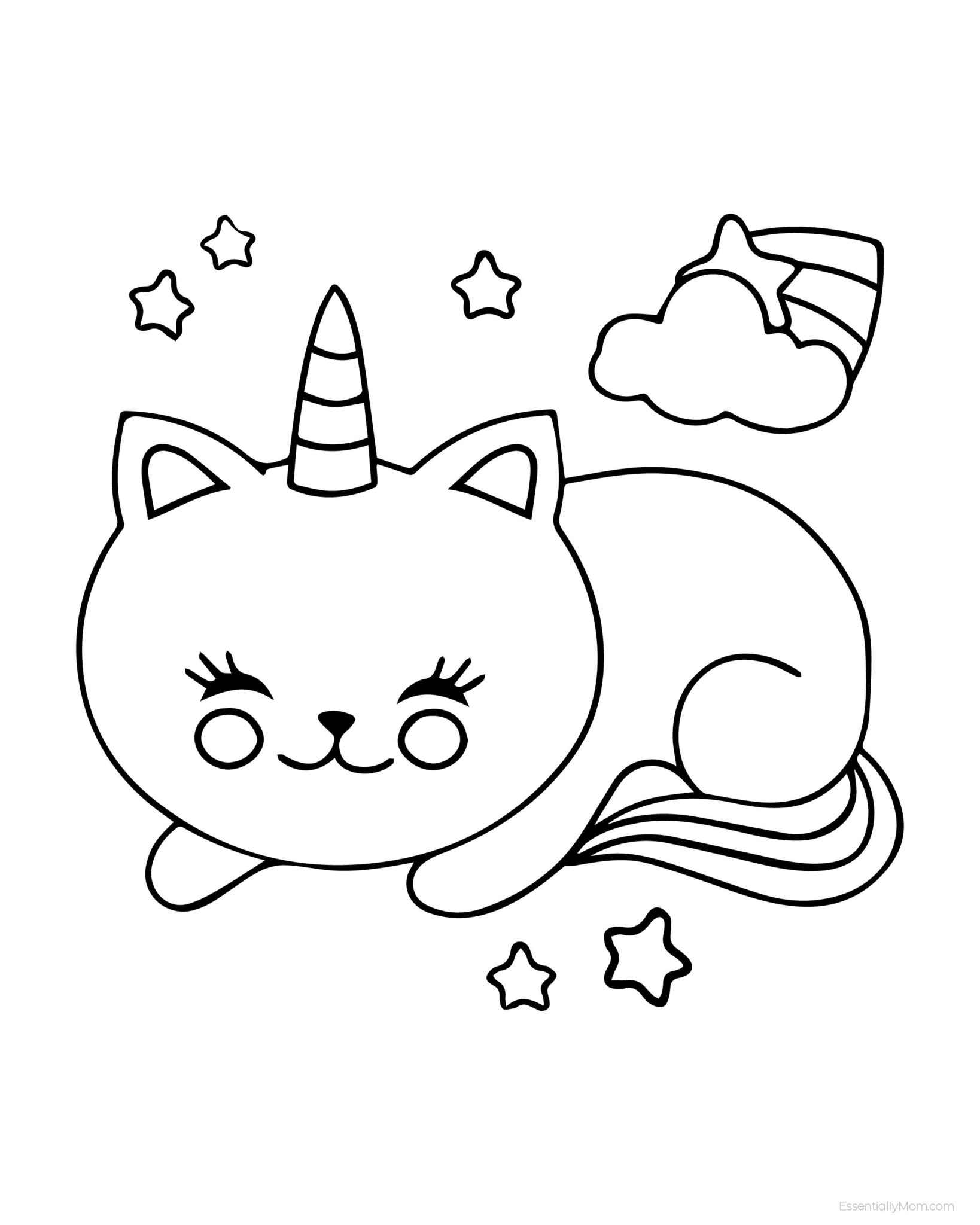 34 Magical Unicorn Coloring Pages for Kids and Adult # 43