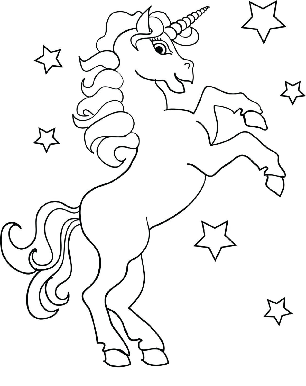 34 Magical Unicorn Coloring Pages for Kids and Adult # 70