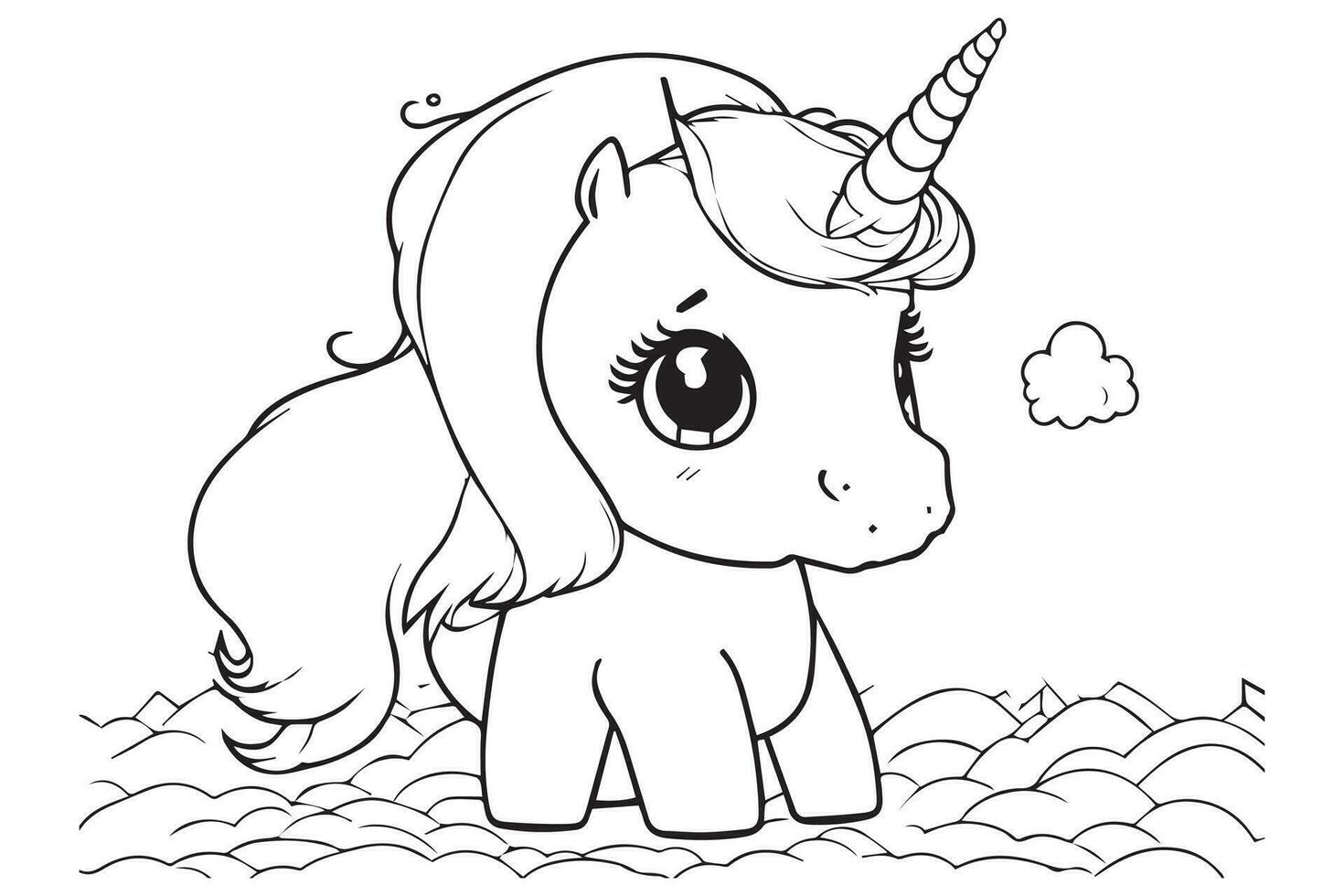 34 Magical Unicorn Coloring Pages for Kids and Adult # 74