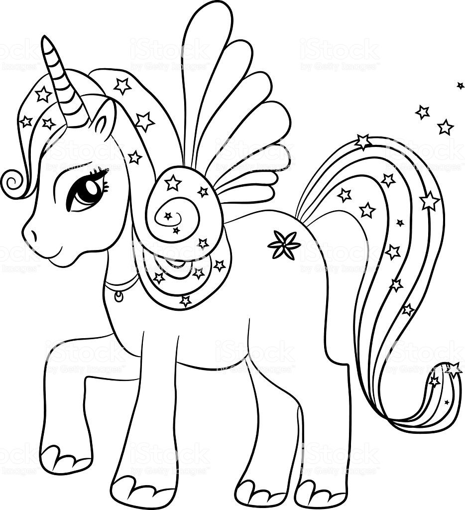 34 Magical Unicorn Coloring Pages for Kids and Adult # 94