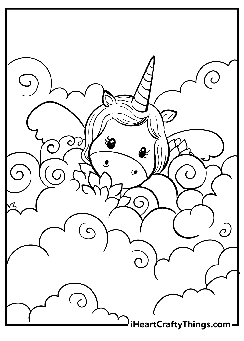 34 Magical Unicorn Coloring Pages for Kids and Adult # 98