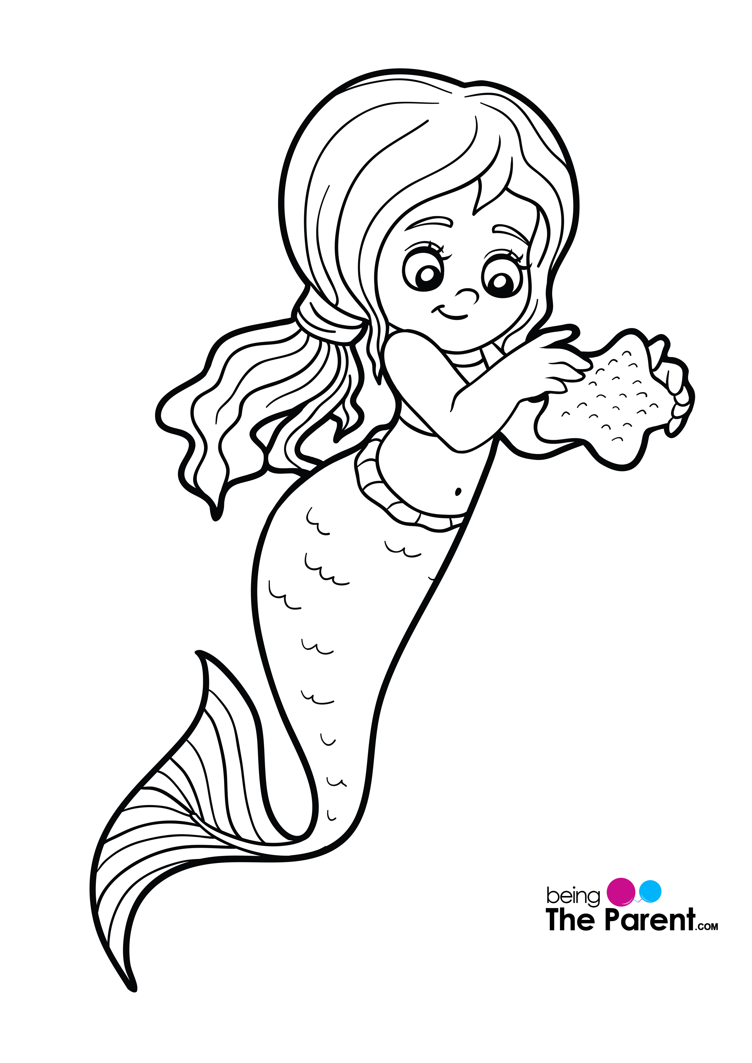 Ariel The Little Mermaid Coloring Pages 100