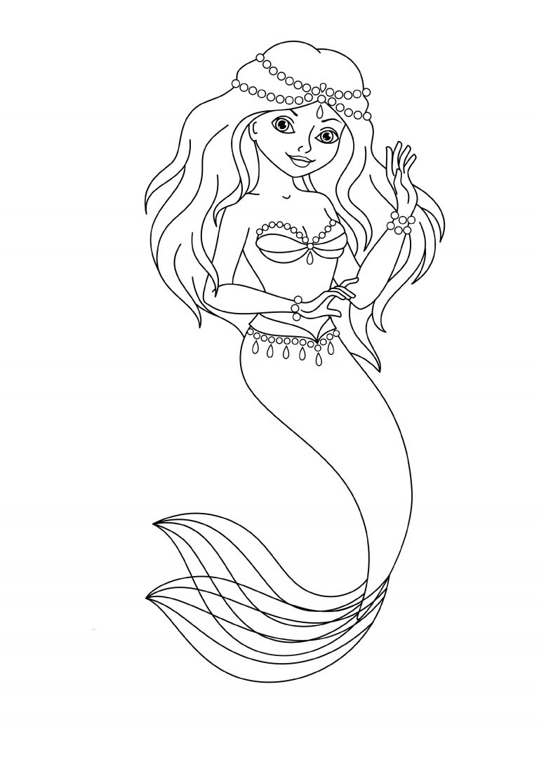 Ariel The Little Mermaid Coloring Pages 106