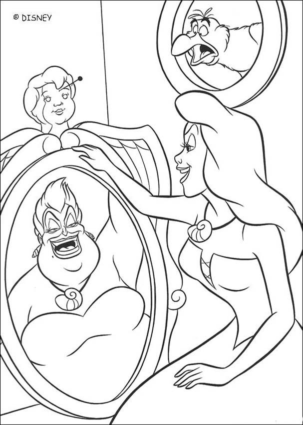 Ariel The Little Mermaid Coloring Pages 123