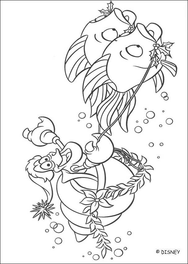 Ariel The Little Mermaid Coloring Pages 24