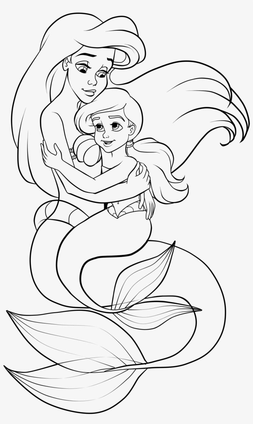 Ariel The Little Mermaid Coloring Pages 3