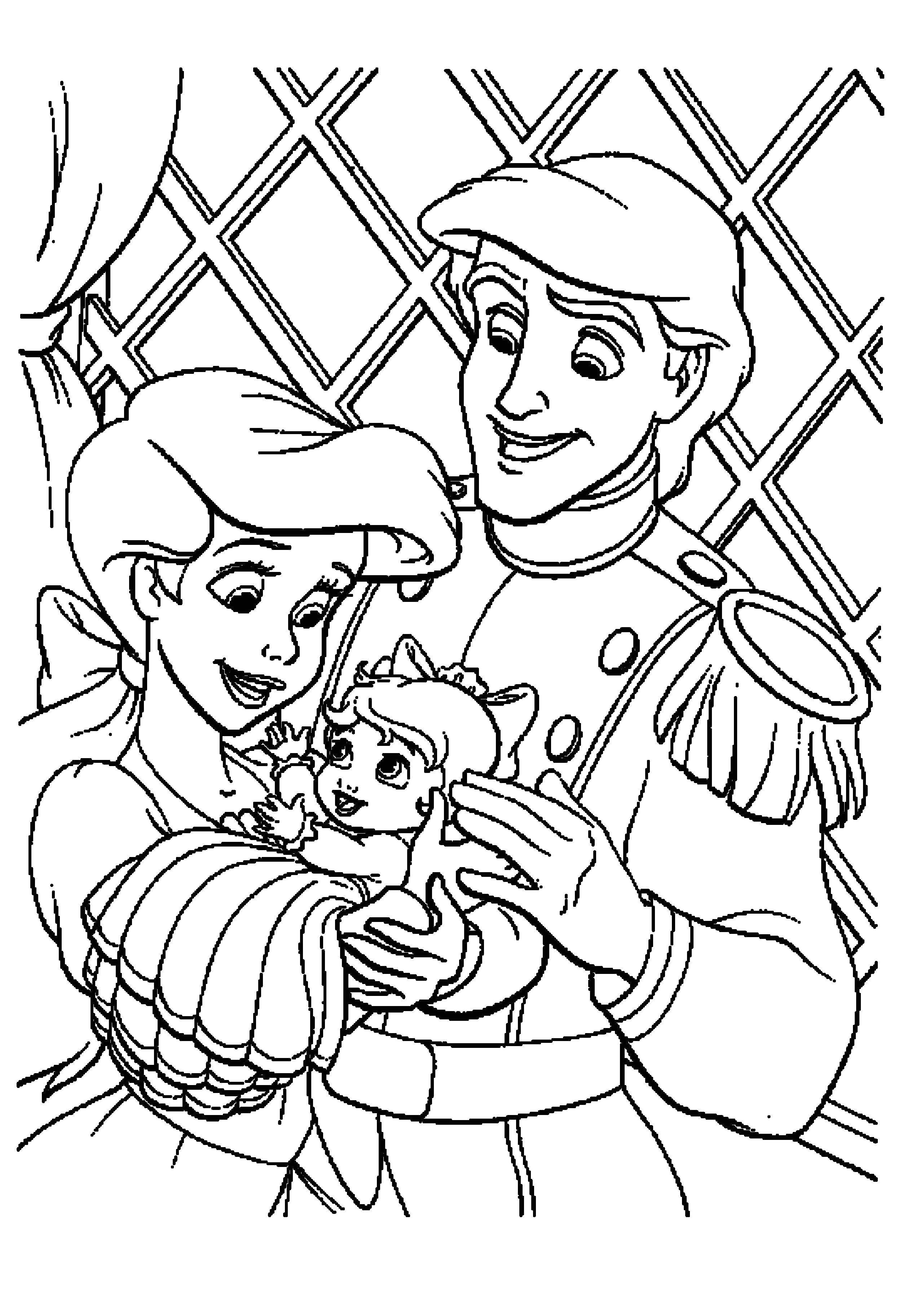 Ariel The Little Mermaid Coloring Pages 55