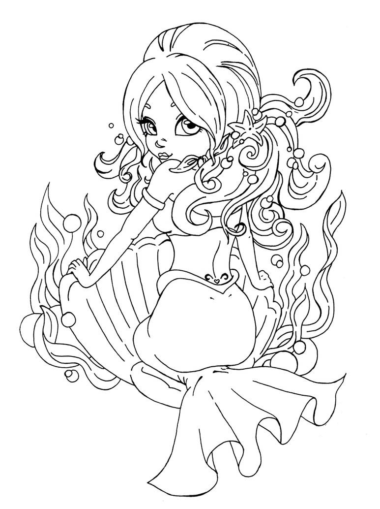 Ariel The Little Mermaid Coloring Pages 64