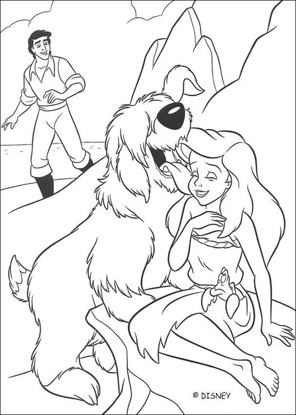 Ariel The Little Mermaid Coloring Pages 65