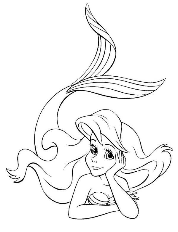 Ariel The Little Mermaid Coloring Pages 72