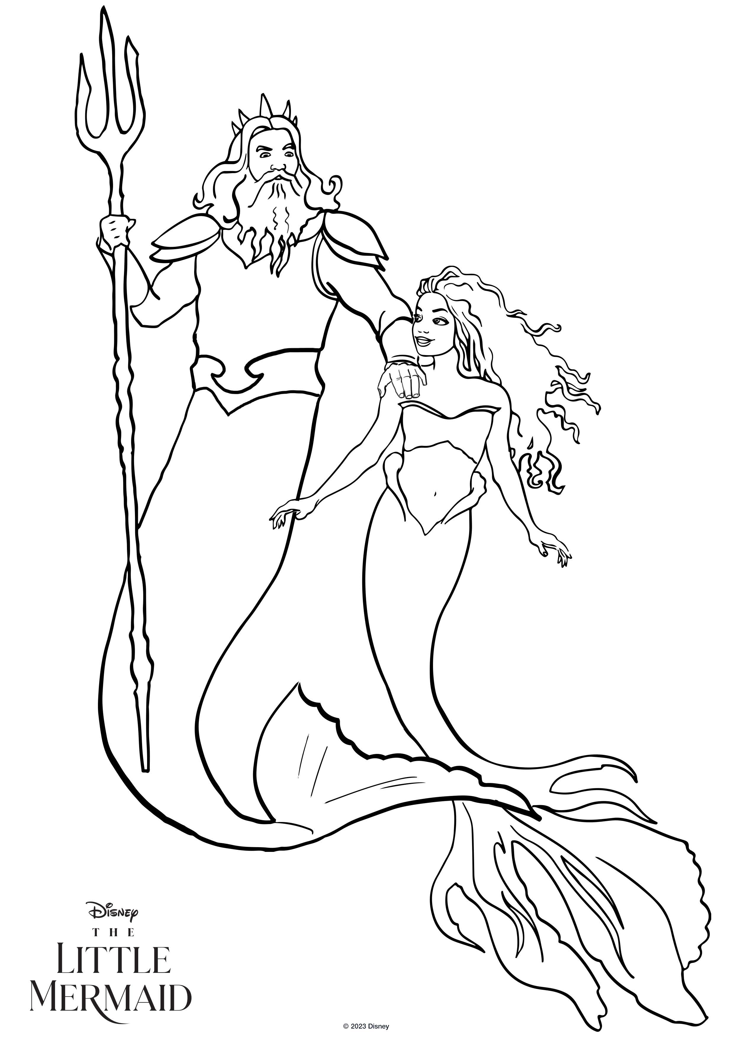 Ariel The Little Mermaid Coloring Pages 74