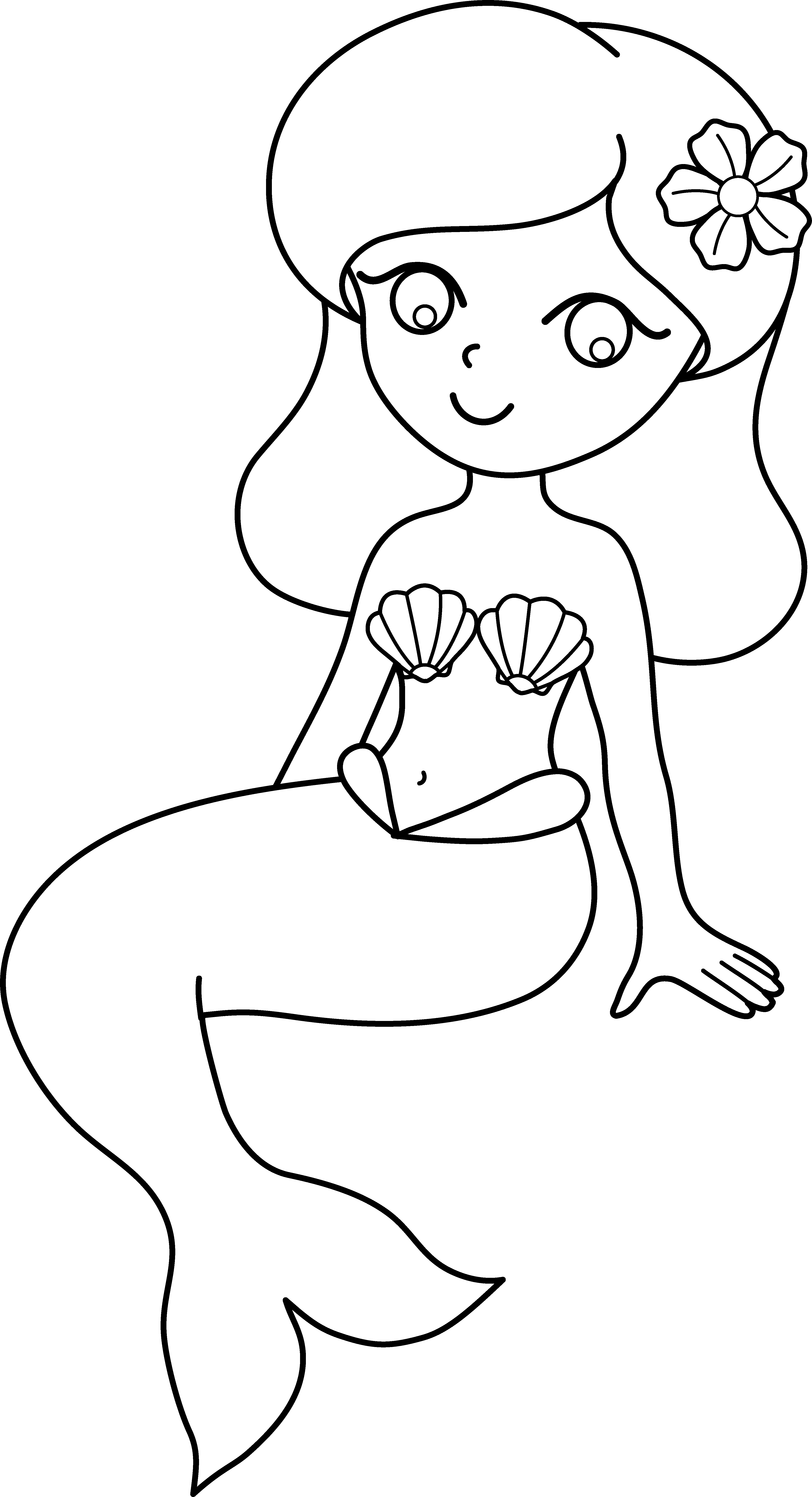 Ariel The Little Mermaid Coloring Pages 8