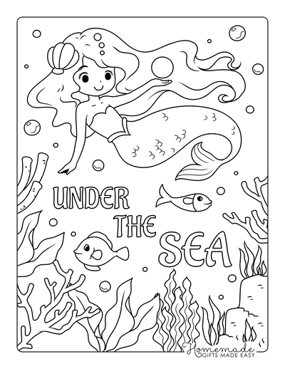 Ariel The Little Mermaid Coloring Pages 94