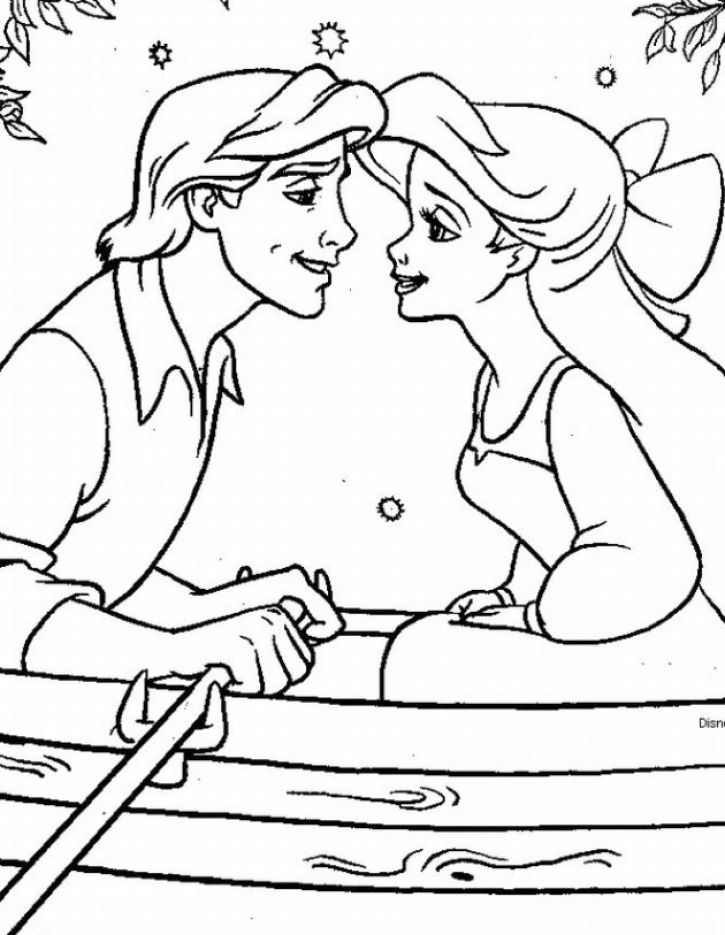 Ariel The Little Mermaid Coloring Pages 99