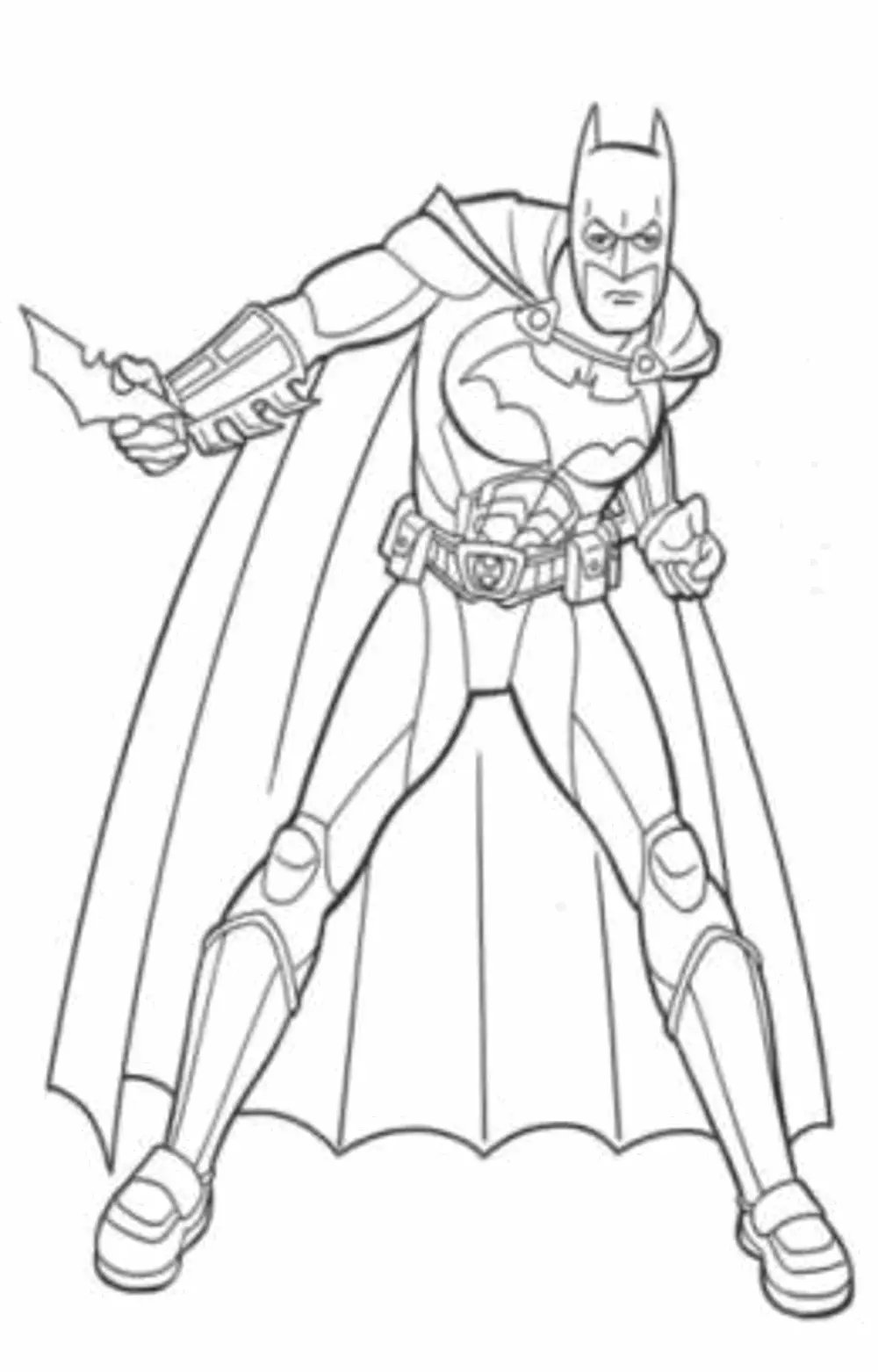 Batman Coloring Pages Free Printable 10