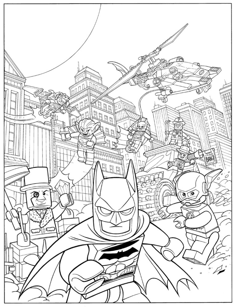 Batman Coloring Pages Free Printable 23