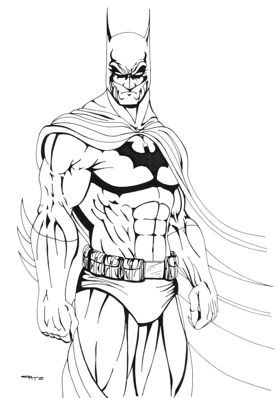 Batman Coloring Pages Free Printable 26