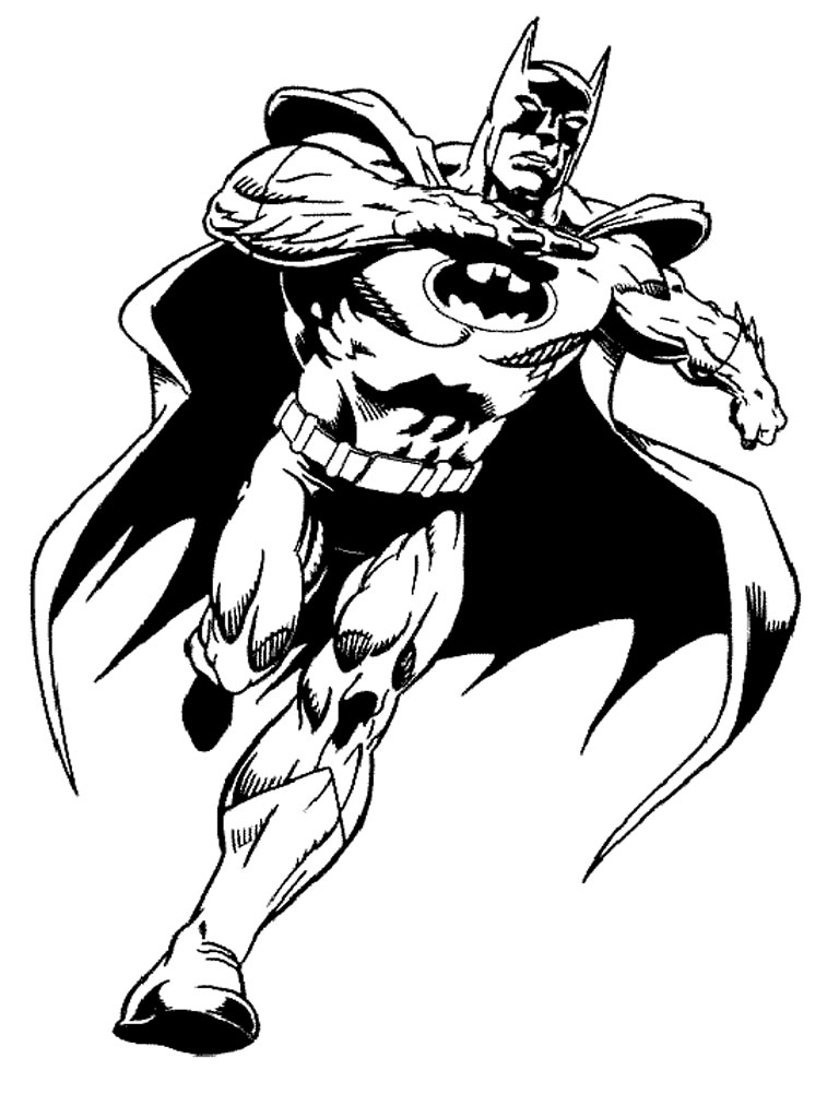 Batman Coloring Pages Free Printable 30