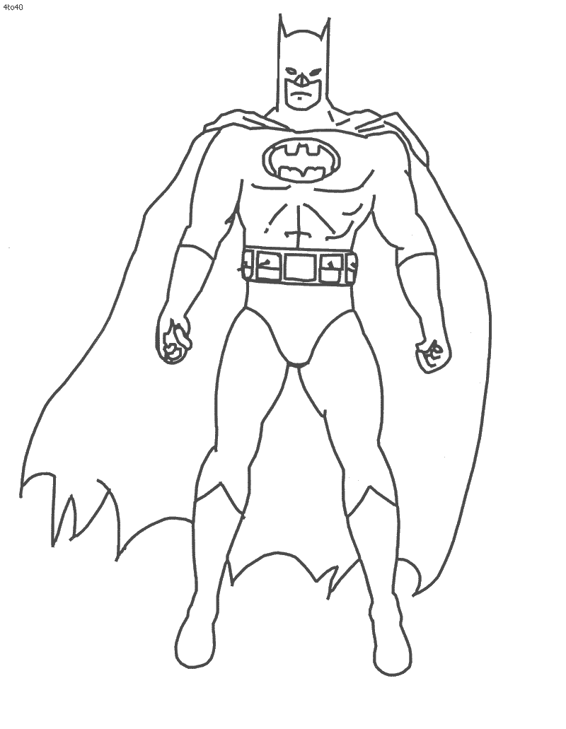 Batman Coloring Pages Free Printable 36