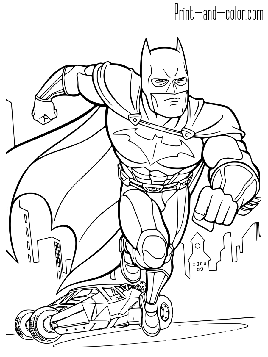 Batman Coloring Pages Free Printable 39