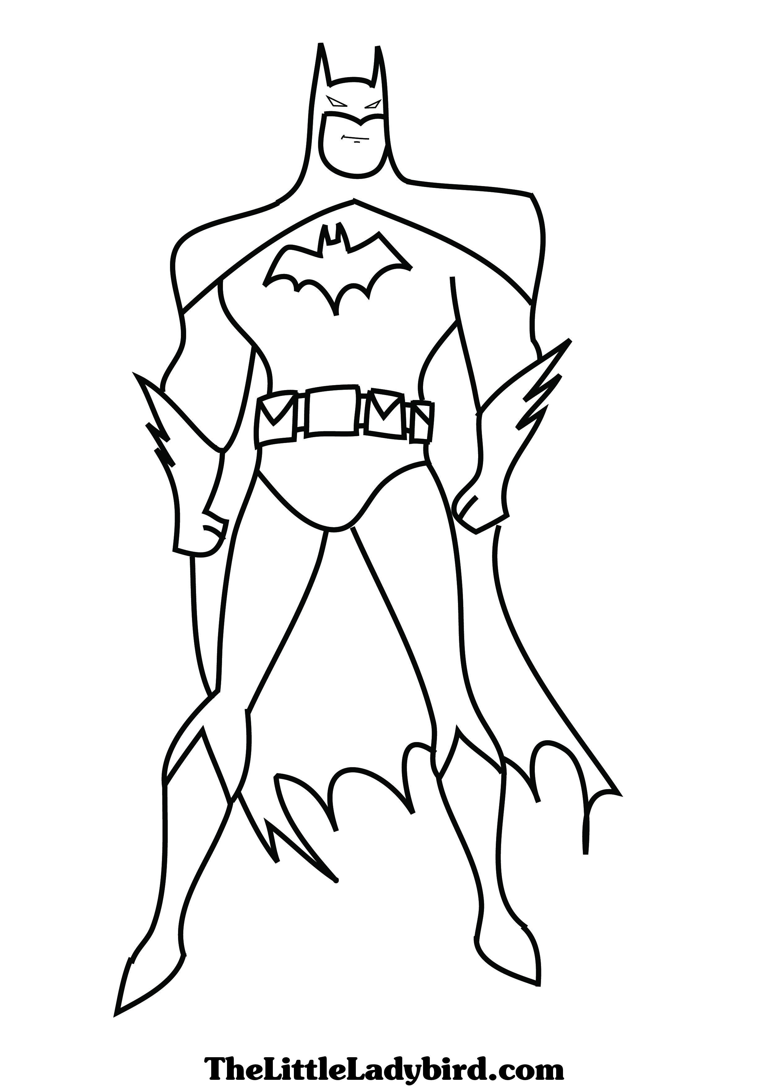 Batman Coloring Pages Free Printable 40