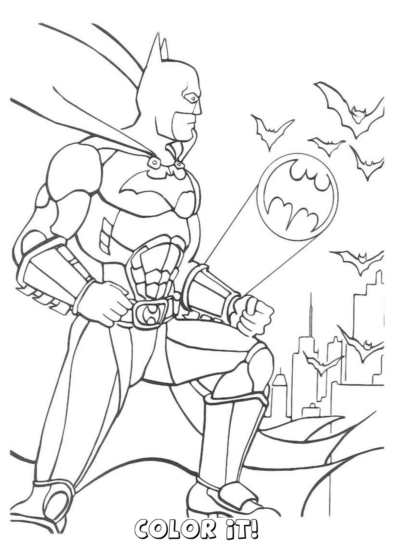 Batman Coloring Pages Free Printable 45